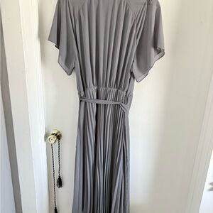 H&M Gray Maxi Dress new w tags super chic large